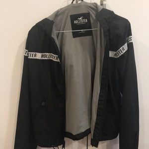 Black hollister jacket